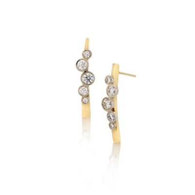 Garland Arc Earrings 1.10 cts